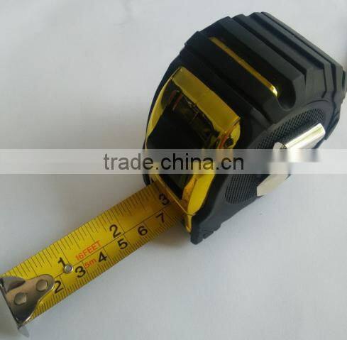 high wear resistant UV chrome waterproof stainless steel measuring tape