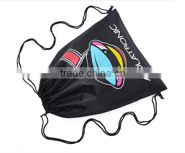 Factory direct! 2016 new ployester drawstring gym bag