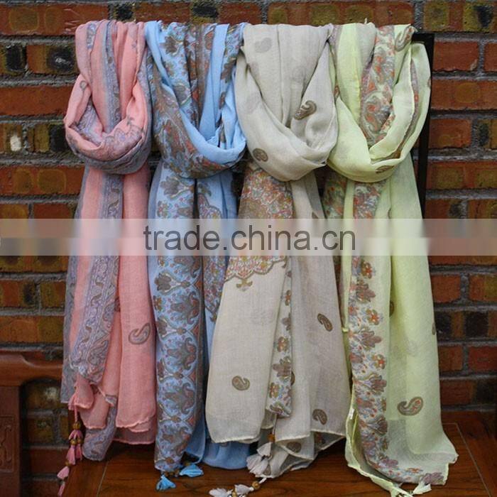 2016 viscose scarves 100% viscose printing viscose scarves100% viscose pashmina scarf