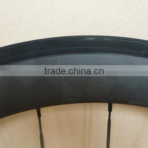 18K matte carbon clincher wheels UDELSA U60 wheels F20H R 24H
