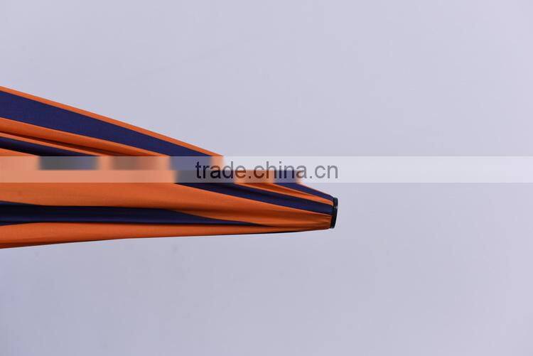 wood hadle yellow/blue big hat umbrella