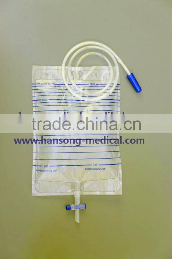 High Quality 2000ml Urinary Drainage Bag Pocket Urine Bag