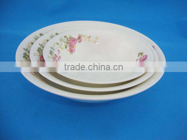 Daily used porcelain salad bowl,ceramic fruit bowl,rice bowl ceramic made in china