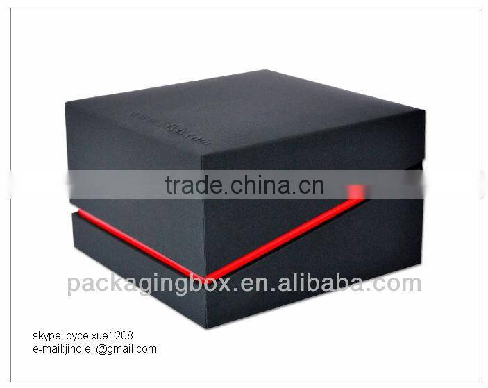 Leather ring box gift box packaging design