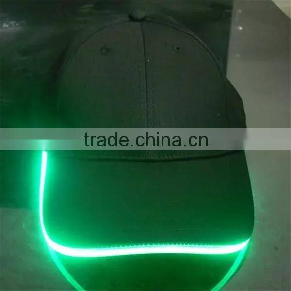 Baseball Customized Logo led light cap wholesale light caps