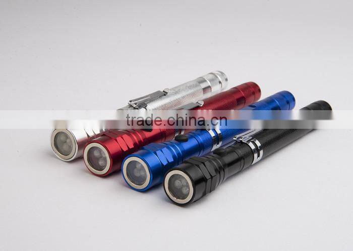 led flashlight magnetic base light, telescopic flashlight flexible torch, multi functional flashlight magnetic flashlight torch