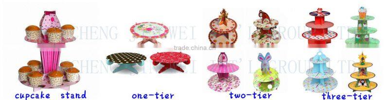 pirate ship Halloween decoration collapsible mini cupcake stand