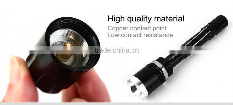 GOREAD Y46 focusabe high bright T6 flashlight T6 5mode torch