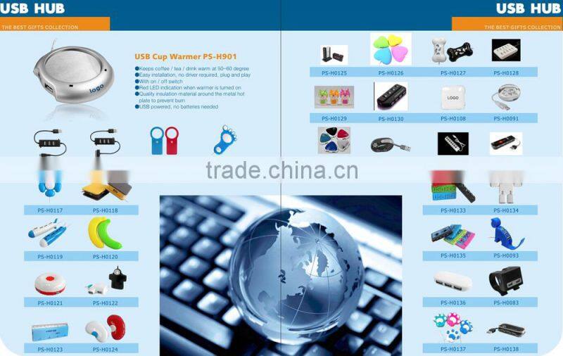 Travel 4 Port High Speed USB 2.0 Pocket Hub