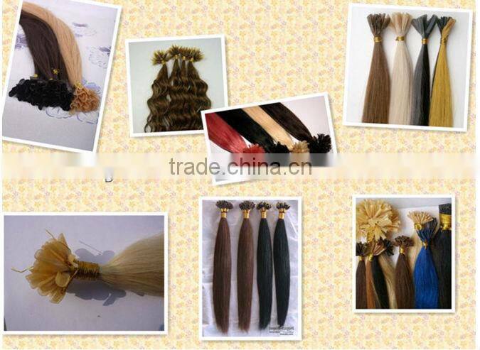 Factory direct china hair extension micro beads curly made in china