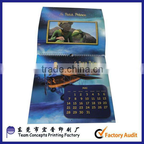 Promotional and Printing cheap 2016 Calendar Type wall calendar