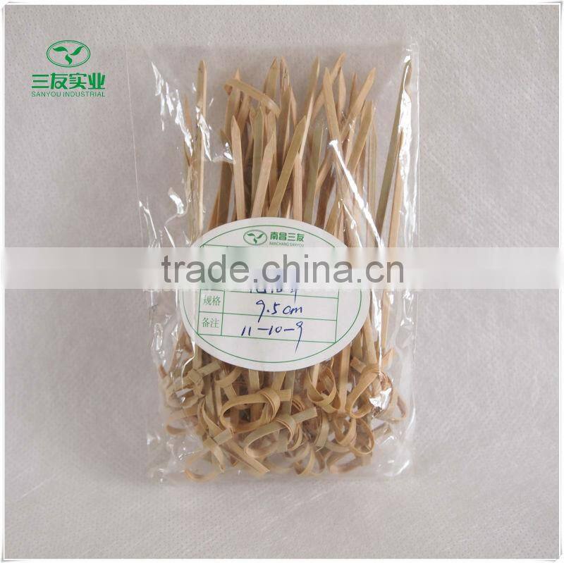 BBQ Disposable Flower Shape Bamboo Skewer