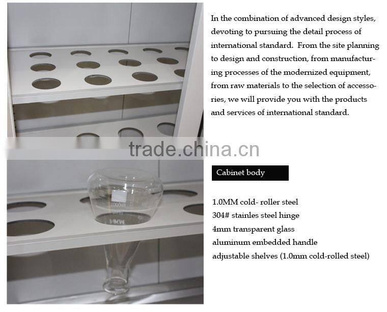 Lab supply reagent ware cylinder filing laboratory cabinet