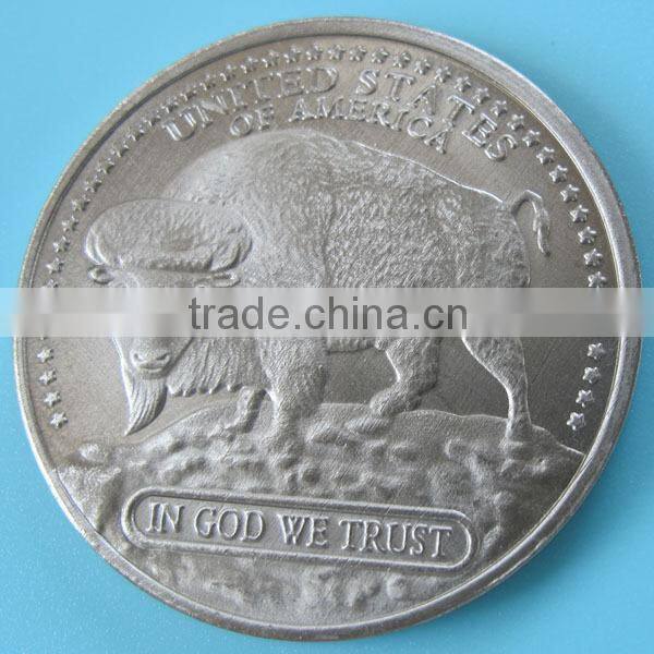 A71 1 oz nickel buffalo coin indian