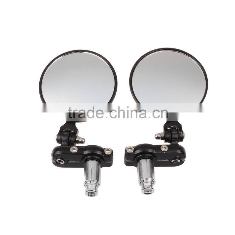Soto racing - Motorcycle adjustable CNC Aluminum Rearview Mirror Handle bar End Black Side Mirror