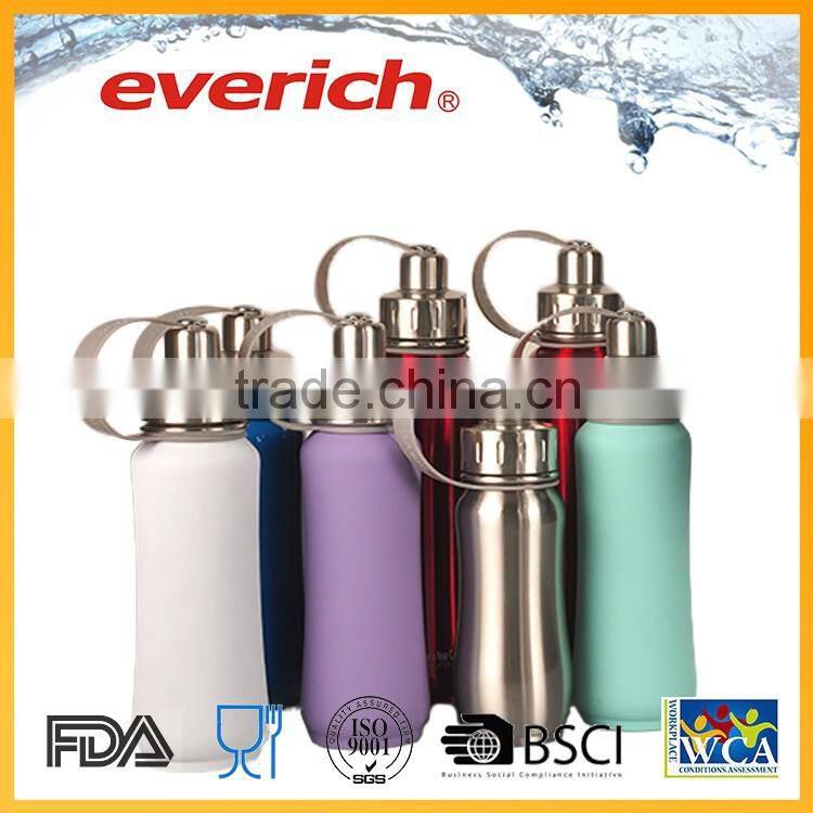 Clean stainless steel water bottle