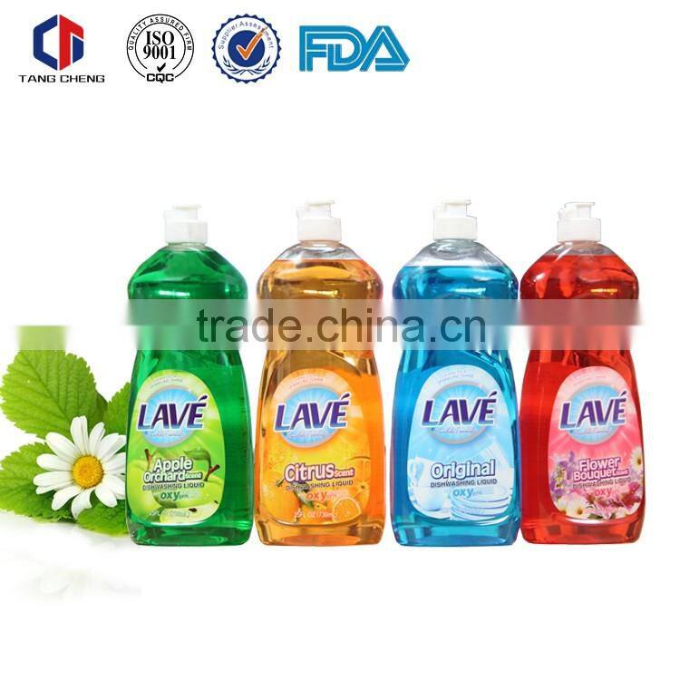 High quality scent 739ml washing up liquid