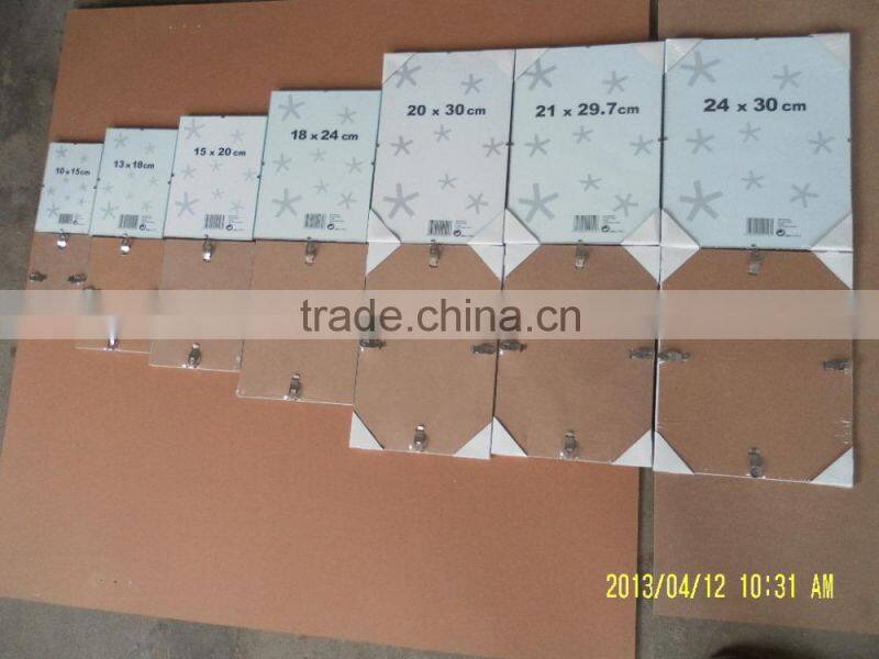 cheap framless glass clip frame poster frame A1 A2 A3 A4 direct from factory