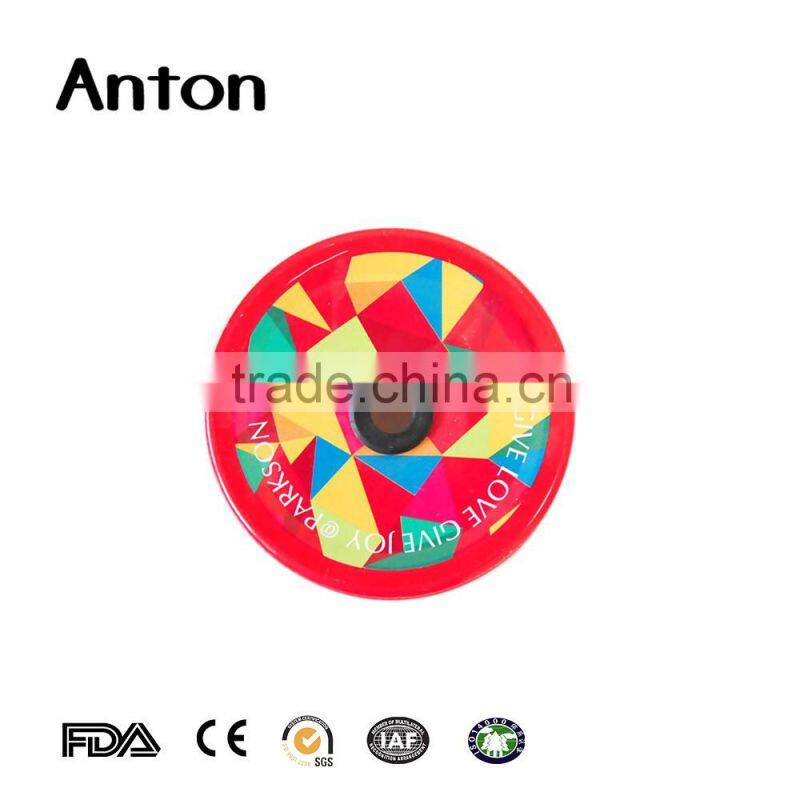 Chinese style flower printing mason jar lids packaging jar lids