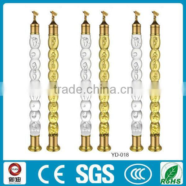 luxurious acrylic stair railing for indoor decoration
