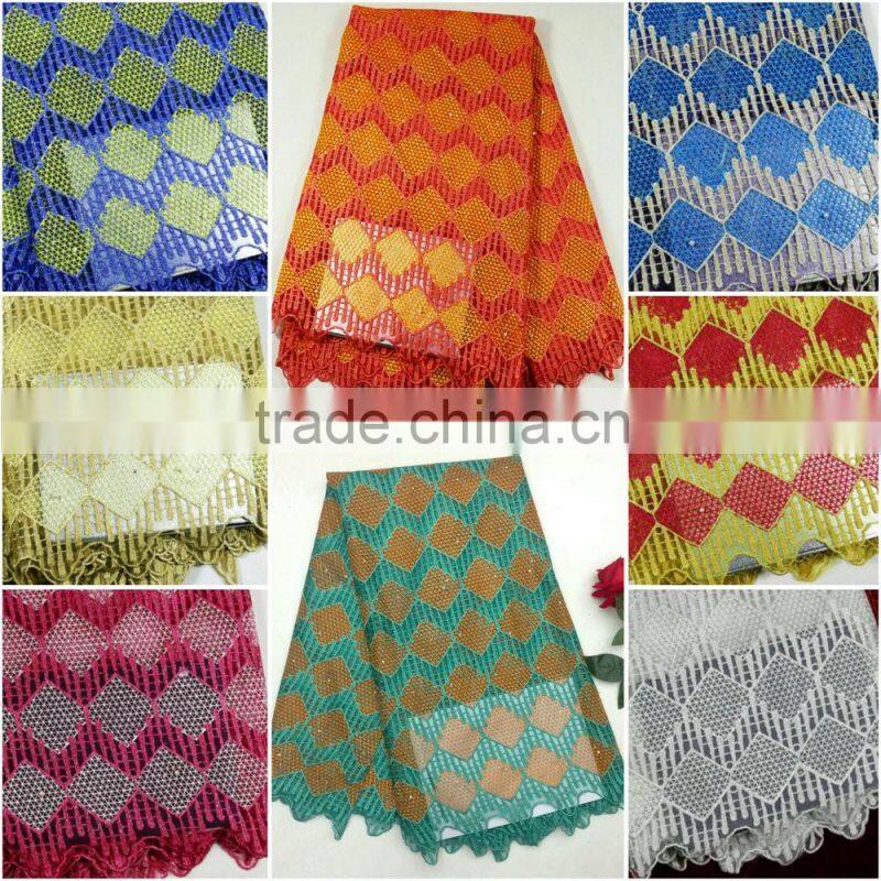 unique design shining velvet laces for party dresses