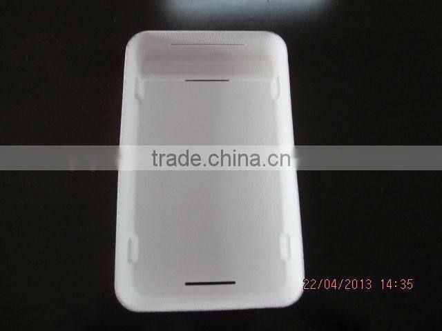 Hot Biodegradable HTC Mobile Phone Pulp Moulded Tray Inner Case Packaging,Cell Phone Pulp Paper Packing,Phone Molded Fiber Tray