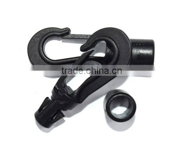 Yukai Fashion style plastic cord hook with 8mm cord end