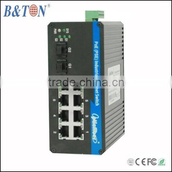 IP30 IP40 High Power POE Managed/unmanaged Industrial PoE Switch for 4POE