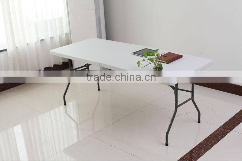 6--Fold Light Folding Table for Parties,Events,Banquets/Leisure Plastic Folding Table