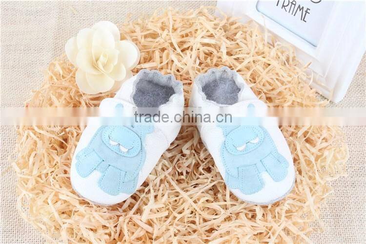 2016 Fancy Baby Prewalker Shoes Fashion Element Hippo F Cow Suede Soft Sole Newborn Baby Crib Shoes
