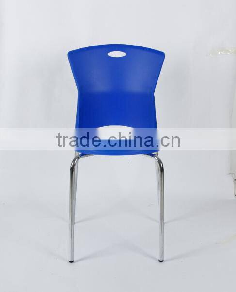 wholesale STACKABLE plastic armless restaurant dining chairs for small cafe 1054b
