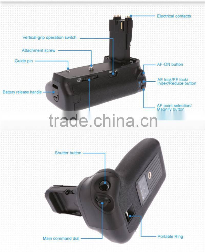 enclosed battery holder for canon 5D Battery Grip For Canon BG-E13 5D battery grip For Canon BG-E13