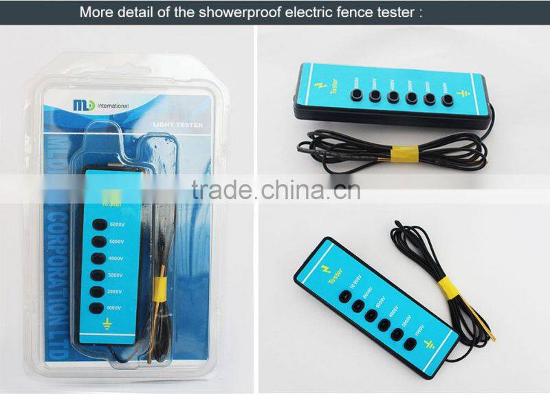 High quality electric fence testor