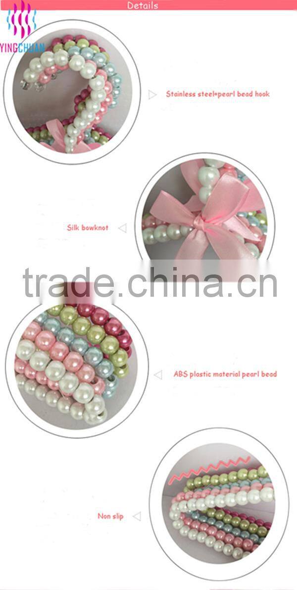 Garment usage plastic material display skirt hanger