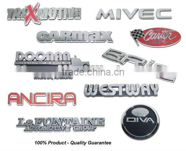 chrome car Emblem