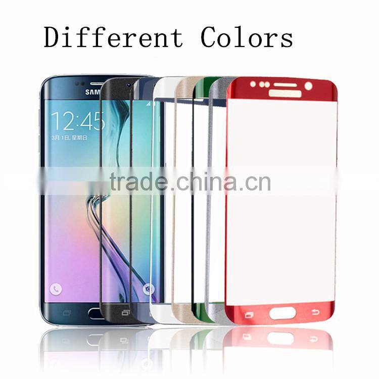 2016 Full Curved Tempered Glass Screen Protector for Samsung Galaxy S6 Edge