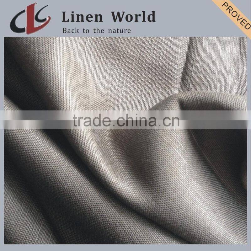 Hight Quality Plain Dyed Interwoven Linen Rayon Fabric For Garment