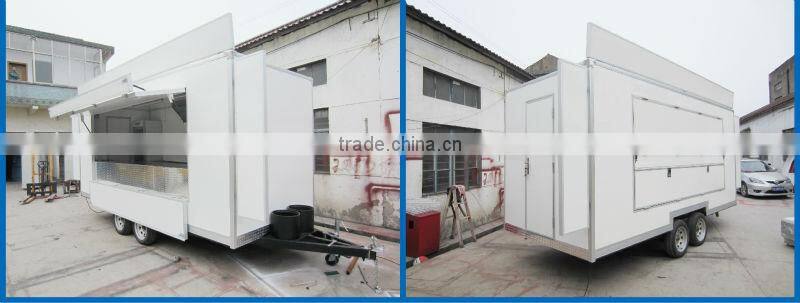 2015 HOT SALES BEST QUALITY BBQ food caravan snack food caravan food caravan for sales