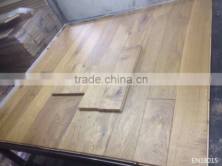 Handwork Wax Oil Oak Engineered Wood Flooring Best Prices