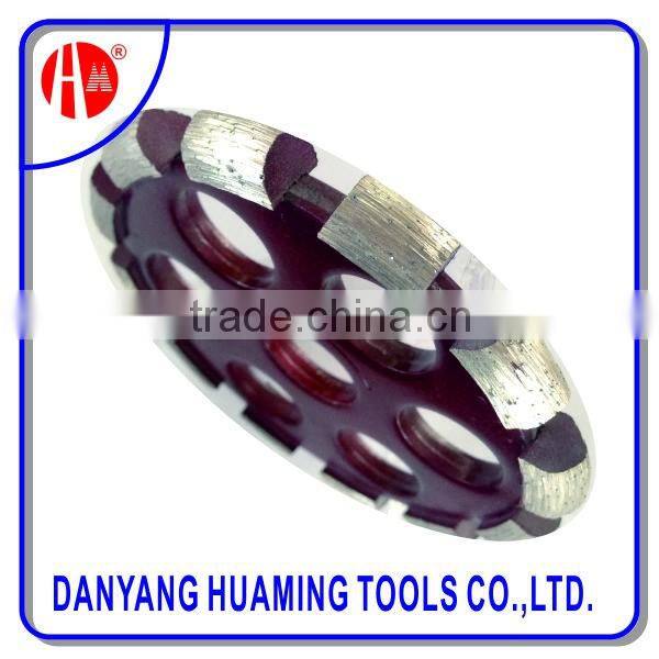 7" diamond cup grinding wheel for floor grinder