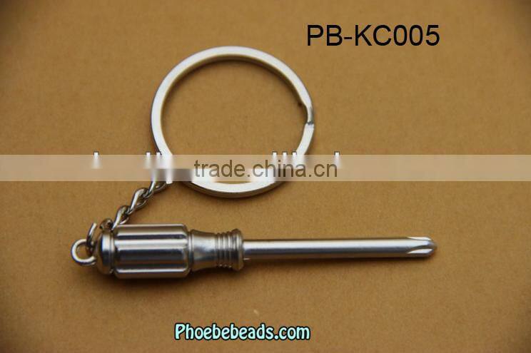 Wholesale Fashion Design Crystal And Metal Mini Guitar Keychain PB-KC027