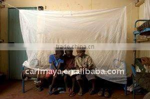polyester 75Denier or 100Denier insecticide treated mosquito netting fabric