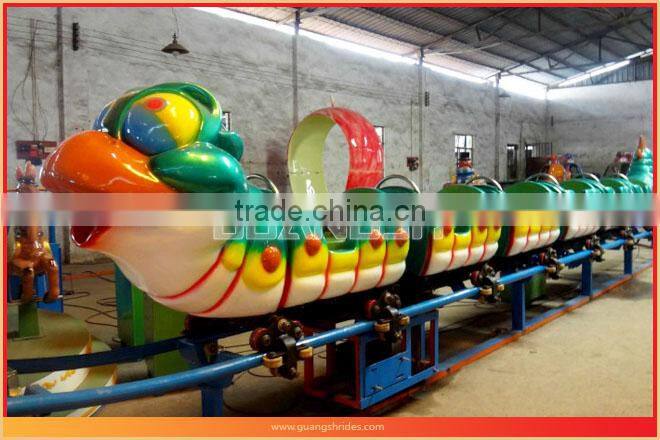 Attraction kids ! Lovely wacky worm outdoor fairground kids rides for sale