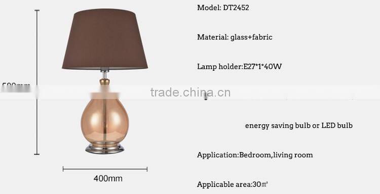 New products 2016 Contemporary Colorful Metal study table light decorative home and hotel table lamp