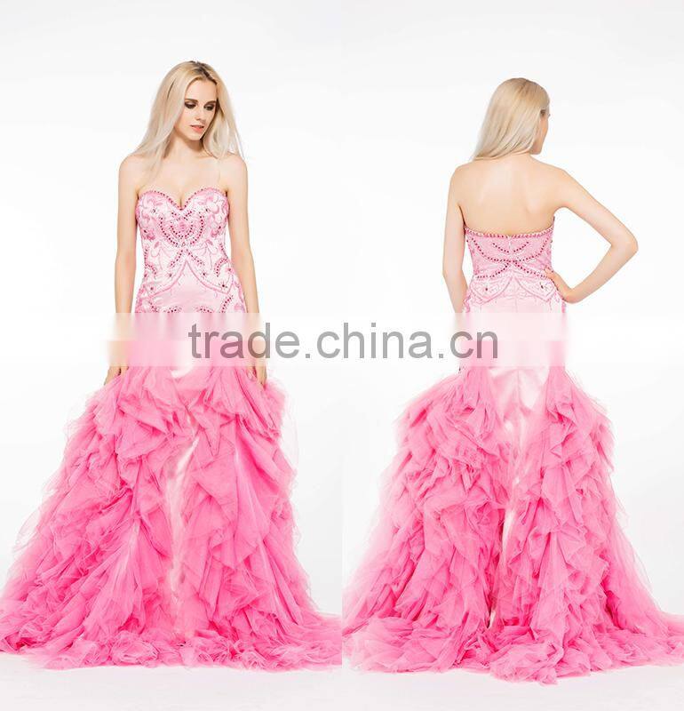 Sweetheart Lace Fit And Flare Crystal Beaded Corset Bodice Custom Made Wedding Dress