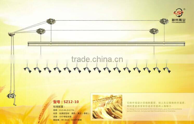 metal ceiling clothes dryer rack made in china