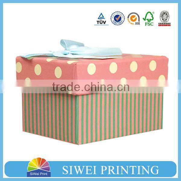 China Elegant Beautiful Jewelry Packaging Paper white square cardboard box