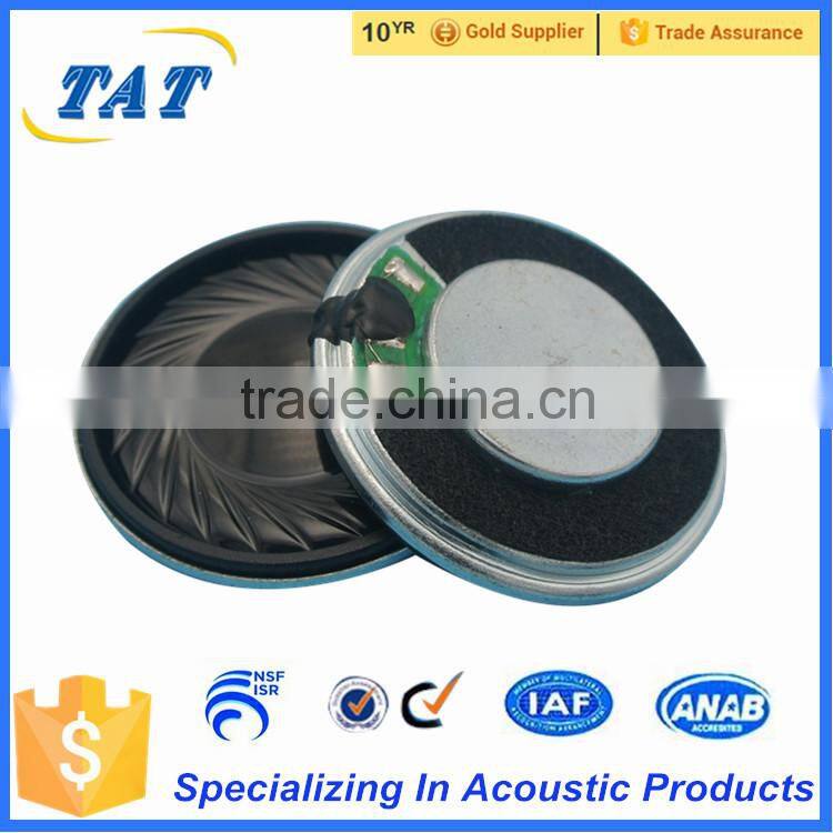 TAT-S28F2 28*5.8MM high sound 28mm mylar speaker