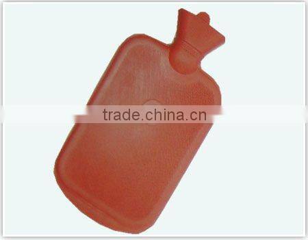 red rubber ribbed hot water bottle wholesale