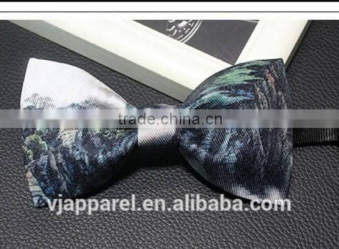 2016 New Wholesale Printed Bridegroom Bow Tie Neck Ties